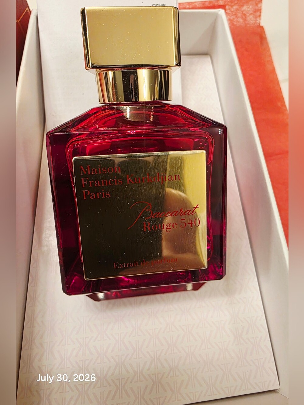 Maison Francis Kurkdjian Baccarat Rouge 540 Extrait de Parfum — Mall Tester - Picture 2 of 6